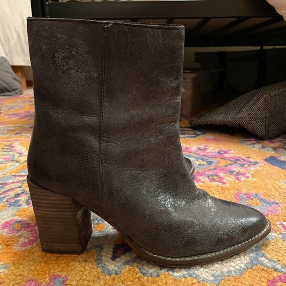 Diba true distressed leather booties - Picture 3 of 5